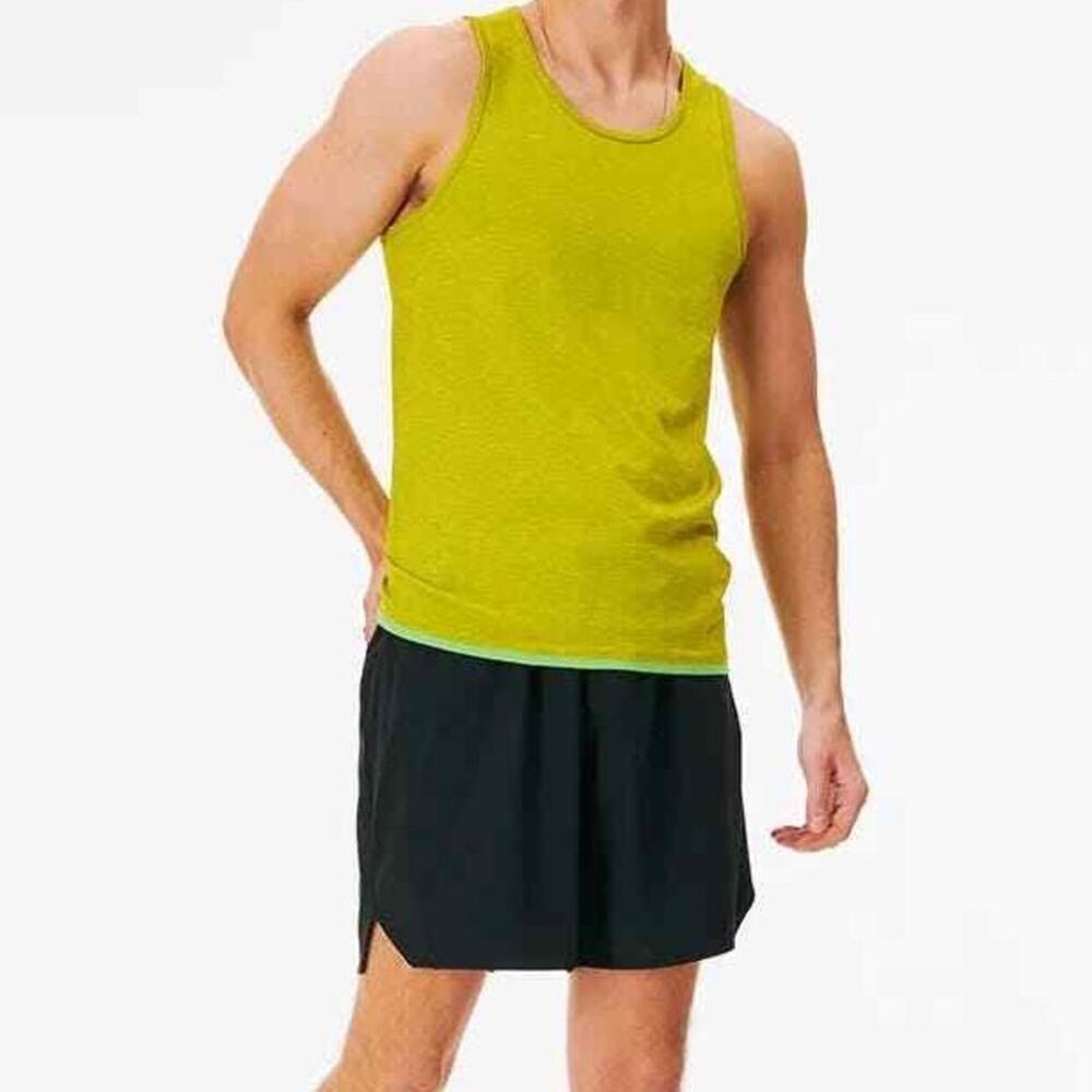 Outdoor Voices SeamlessPique Tank in Green Apple Size Large